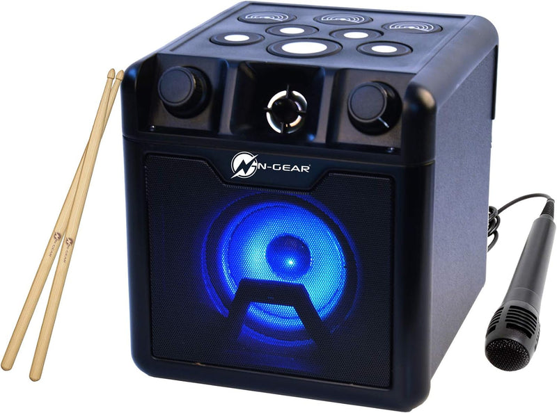 N-Gear DB 420 DRUM420 Elektronisches Spielzeug Schlagzeug mit BluetoothLautsprecher&KaraokeMikrofon,