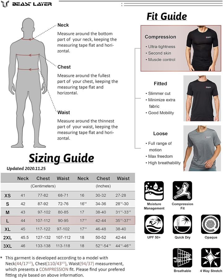 HUGE SPORTS Wildes Tier Rashguard Sonnenschutz Schnelltrocknend Kompression Schwimmshirt XL Hai, XL