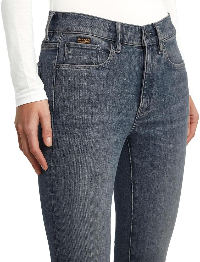 G-STAR Damen 3301 Flare Jeans 25W / 30L Blau (Antic Sand Blast D21290-d842-g803), 25W / 30L Blau (An