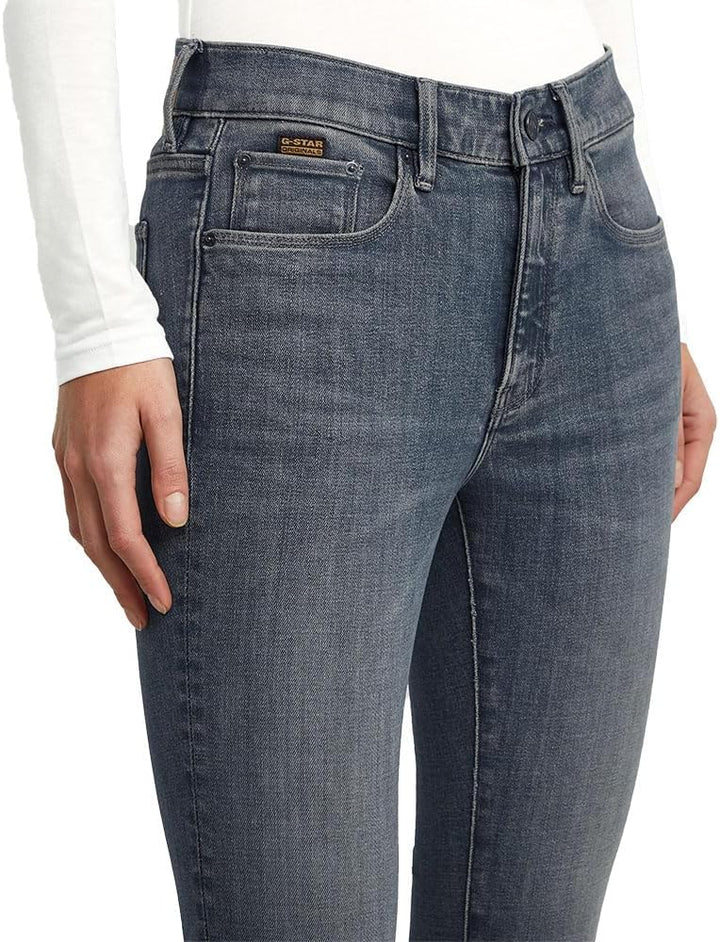 G-STAR Damen 3301 Flare Jeans 25W / 32L Blau (Antic Sand Blast D21290-d842-g803), 25W / 32L Blau (An