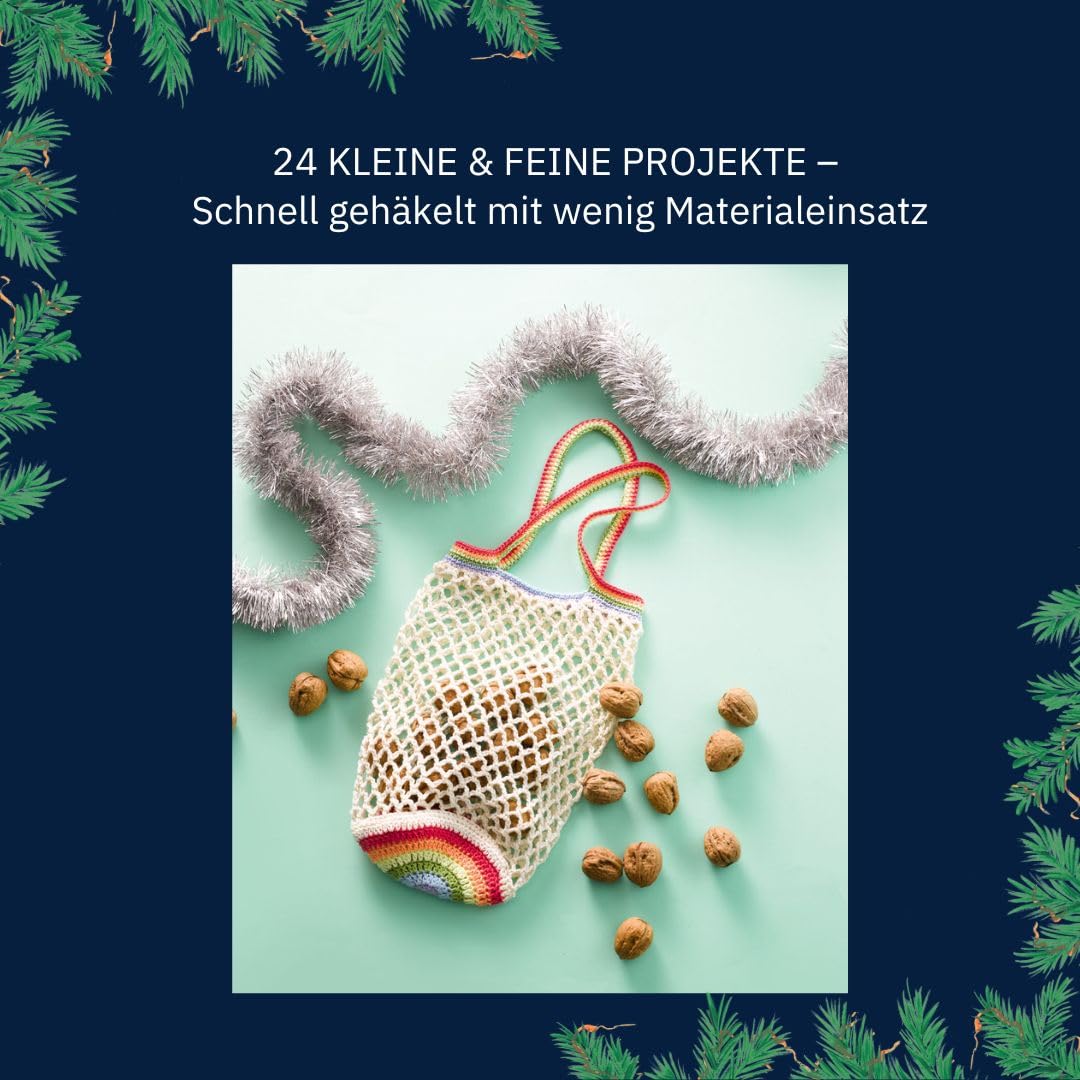 Häkel Christmas. Das Adventskalenderbuch: 24 praktische Häkelhelfer für das ganze Jahr, Taschenbuch