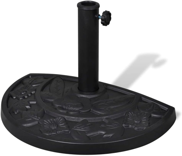 vidaXL Sonnenschirmständer Halbrund 9 kg Schirmständer Schirmhalter Ständer Default Title, Default T