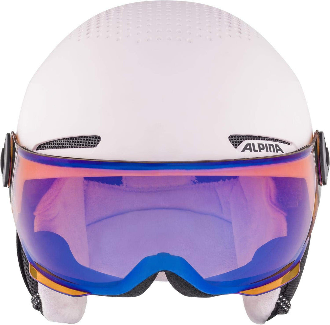 ALPINA ZUPO VISOR Q-LITE - Hochwertiger & Leichter Skihelm Mit Kontrastverstärkendem Visier Für Kind