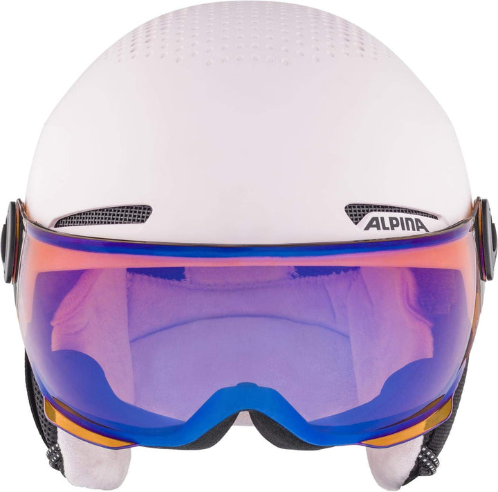 ALPINA ZUPO VISOR Q-LITE - Hochwertiger & Leichter Skihelm Mit Kontrastverstärkendem Visier Für Kind