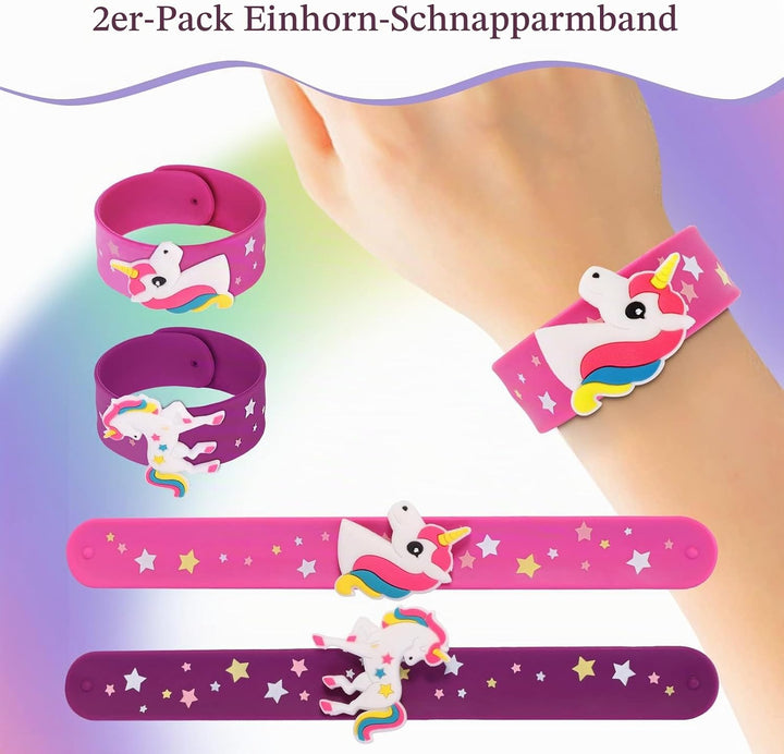 JYPS Bluetooth Kopfhörer Kinder, Einhorn Kopfhörer Kabellos Kinder mit Kabel und Mikrofon, Kids Head