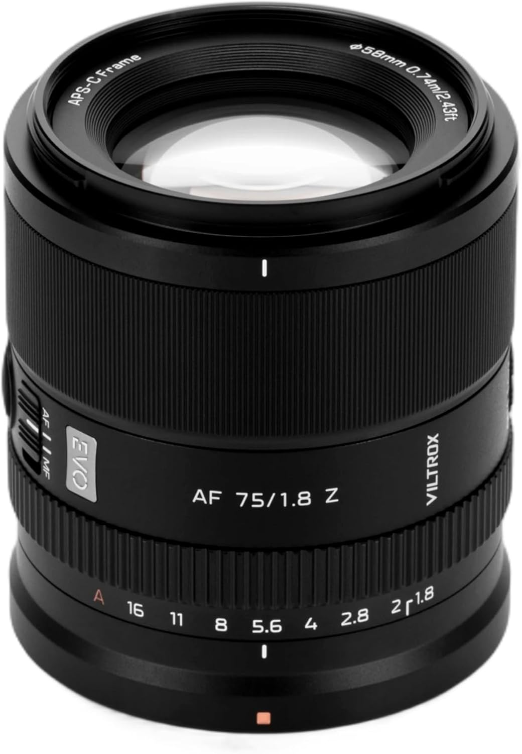 VILTROX 75mm F1.8 Z EVO Objektiv, AF 75mm f1.8 für Nikon Z Mount, Autofokus APS-C Objektiv für Nikon