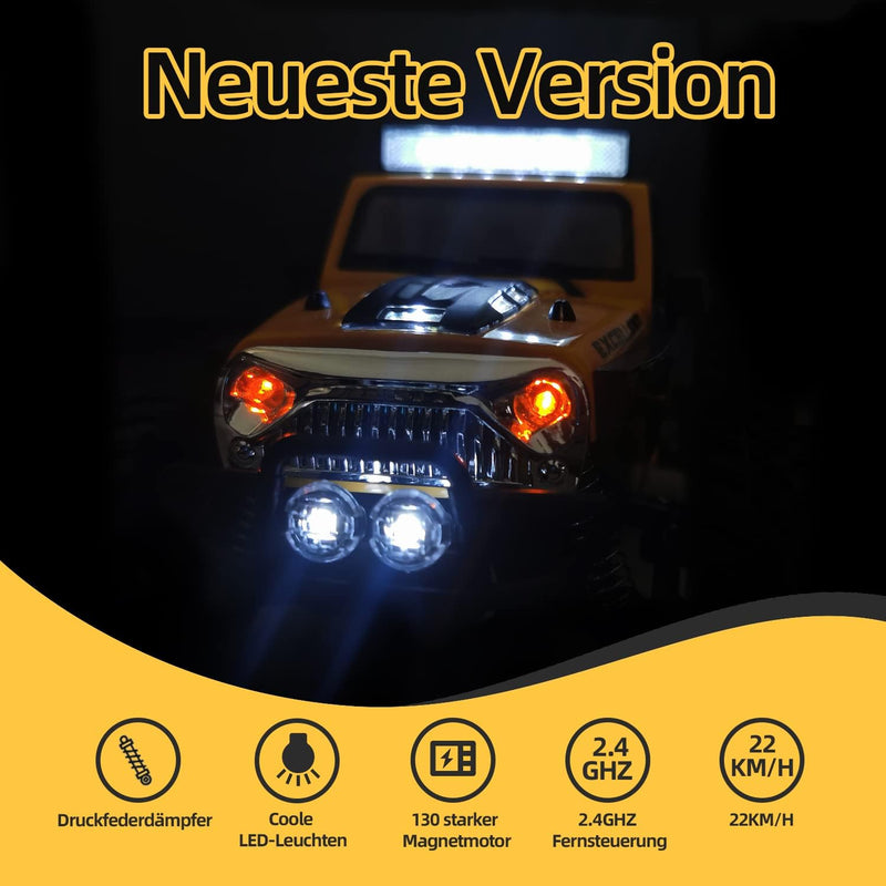 Ferngesteuertes Auto ab 8 6 4 3 Jahre, Monstertruck Ferngesteuert, Auto Ferngesteuert ab 6 Jahre, RC