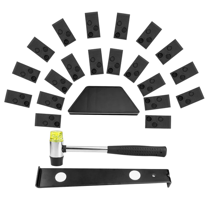 Laminat Holzfussboden Installations Set Verlegeset für Laminatfussböden mit Schlagklotz Zugstange Do