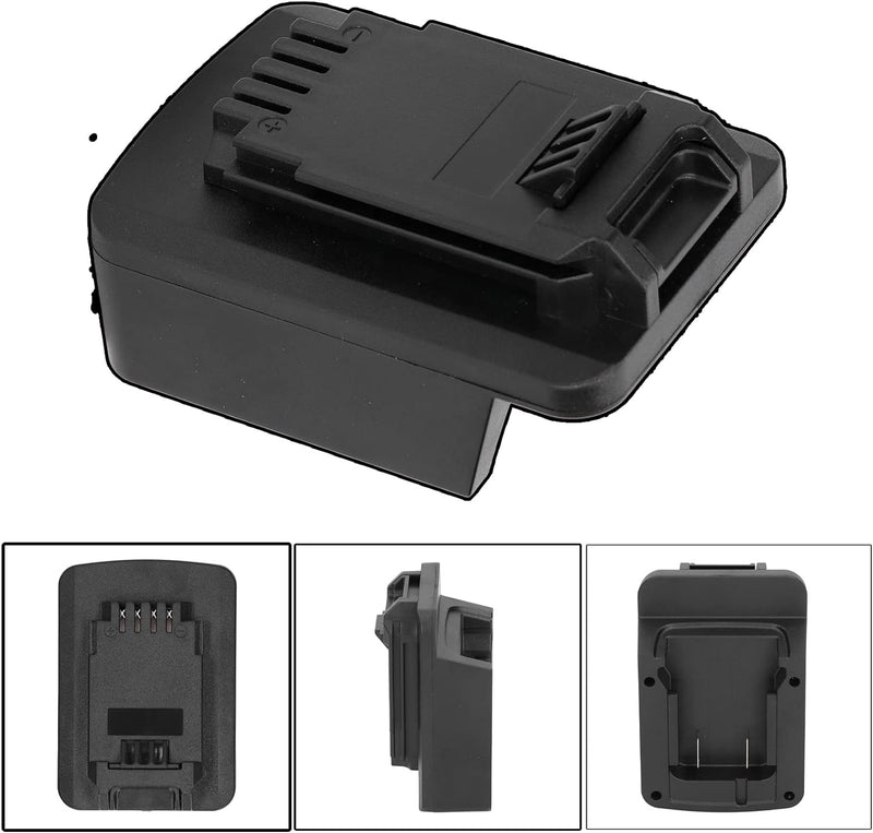 Fafeicy Batterieadapter, Lithium-Batterie-Konverter-Adapter Elektrisches Zubehör mit Schutzplatte fü