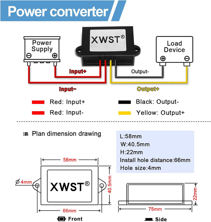 Spannungswandler AC 24V auf Dc 5V 5A 25W Abwärtswandler DC 12V/ 24V auf 5V Abwärtsstromversorgungsmo