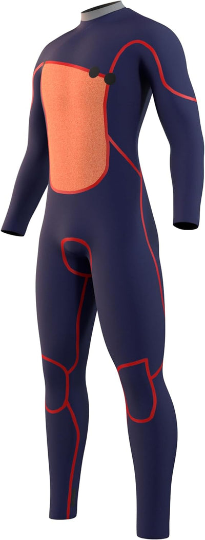 Mystic The ONE 5/3mm Zip-Free Wetsuit 2023 - Red M Lang, M Lang