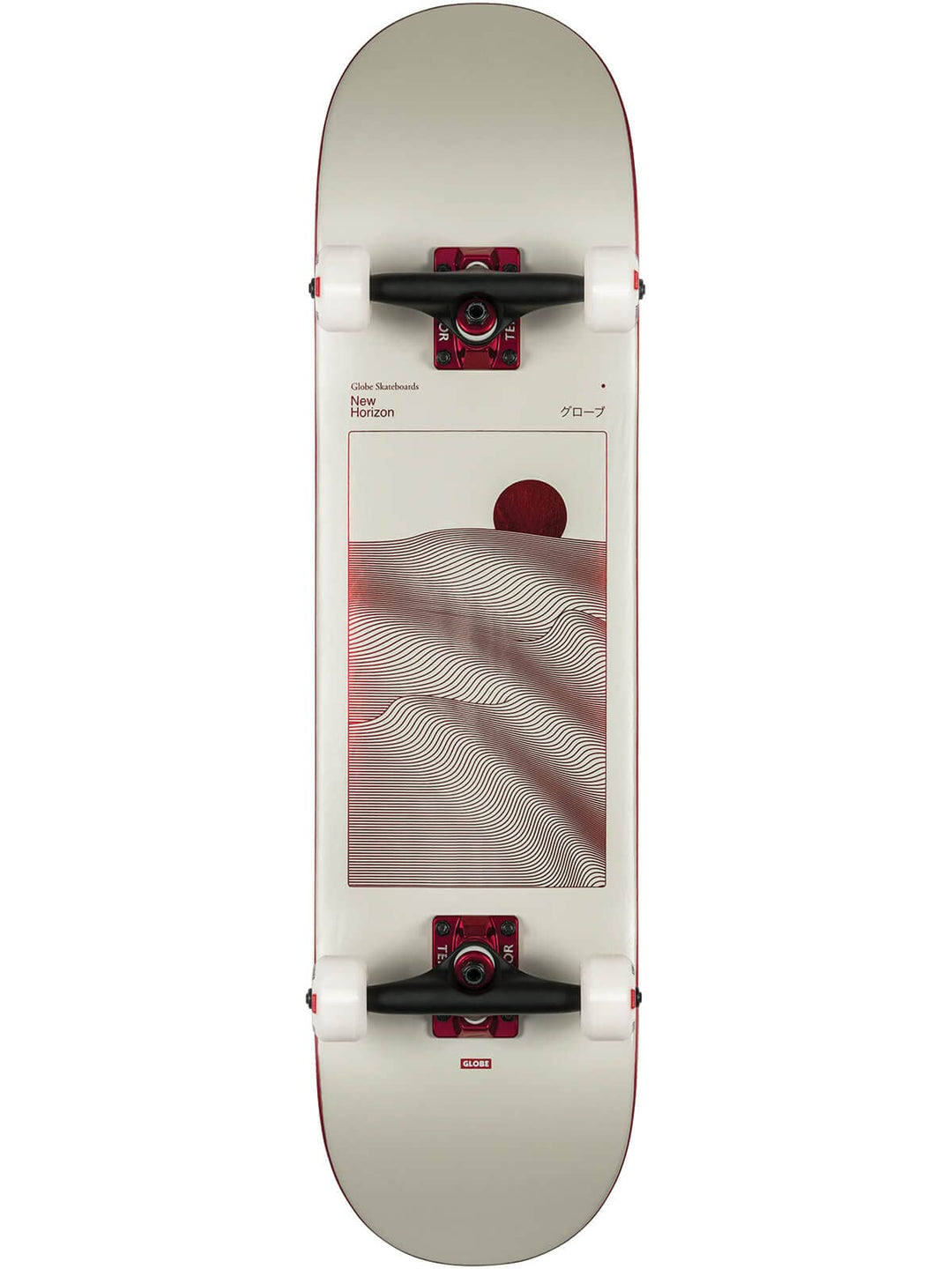 Globe Skateboard G2 Parallel 8.0 Off-White Foil/Horizon, 8.0 Off-White Foil/Horizon
