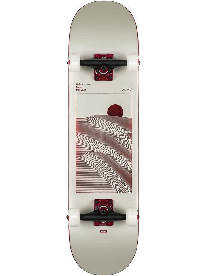 Globe Skateboard G2 Parallel 8.0 Off-White Foil/Horizon, 8.0 Off-White Foil/Horizon