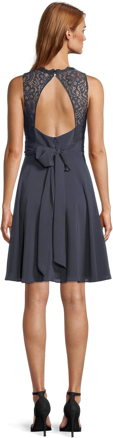 Vera Mont Damen Kleid, 40 Moss Grey