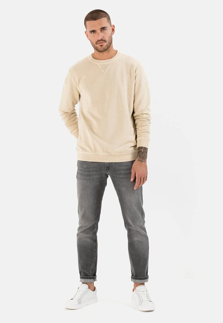 camel active Herren Sweatshirt aus Baumwolle L Beige, L Beige