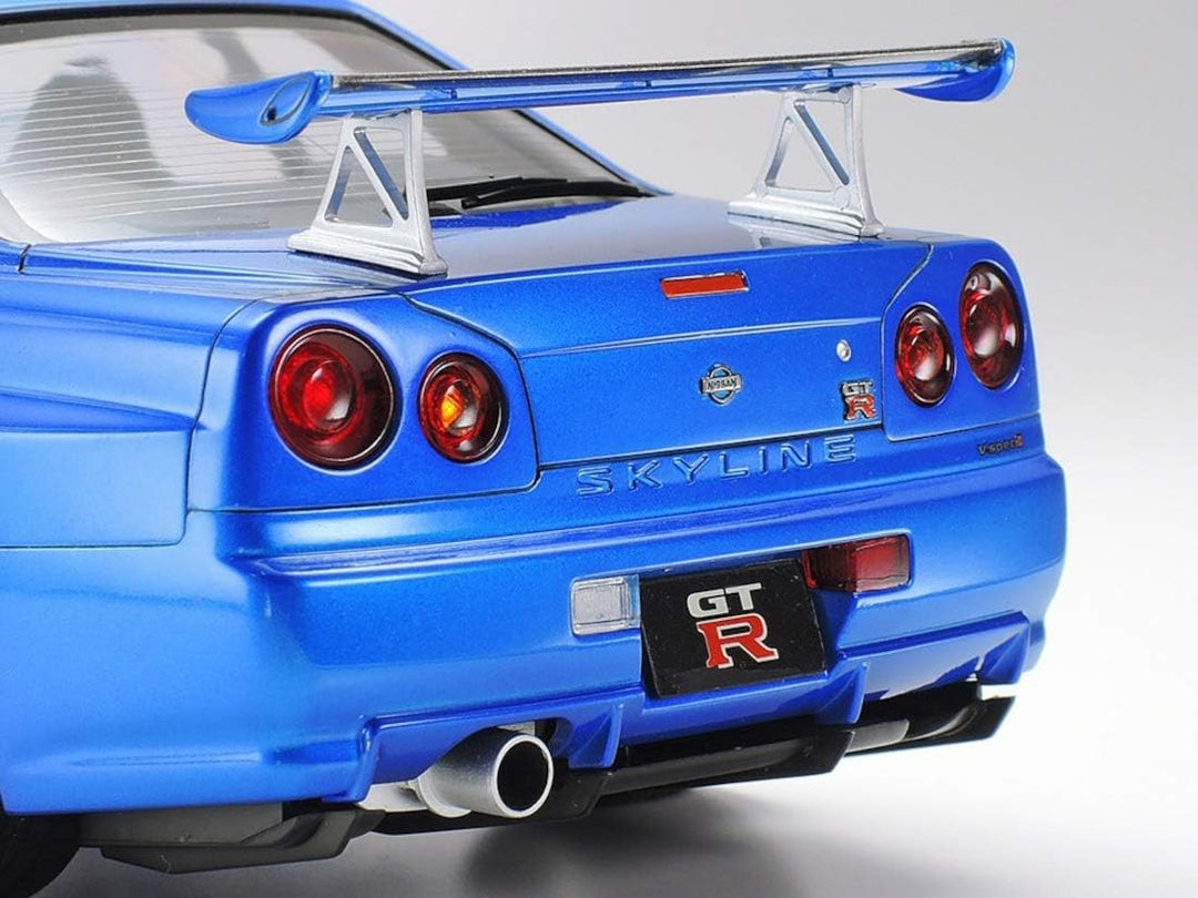 Tamiya 24258 1:24 Nissan Skyline GT-R R34 V-Spec II - Modellbau, Plastik Bausatz, Hobby, Basteln, Kl