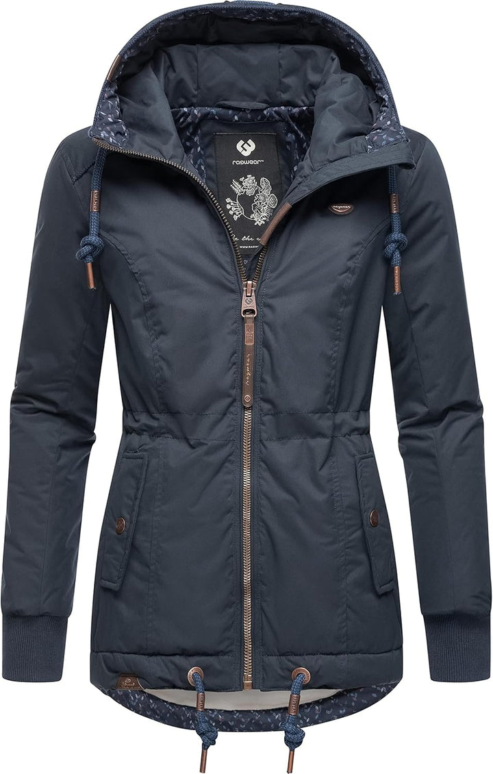 Ragwear Damen Winterjacke Outdoorjacke mit Kapuze YM-Danka XS-6XL S Navy22, S Navy22