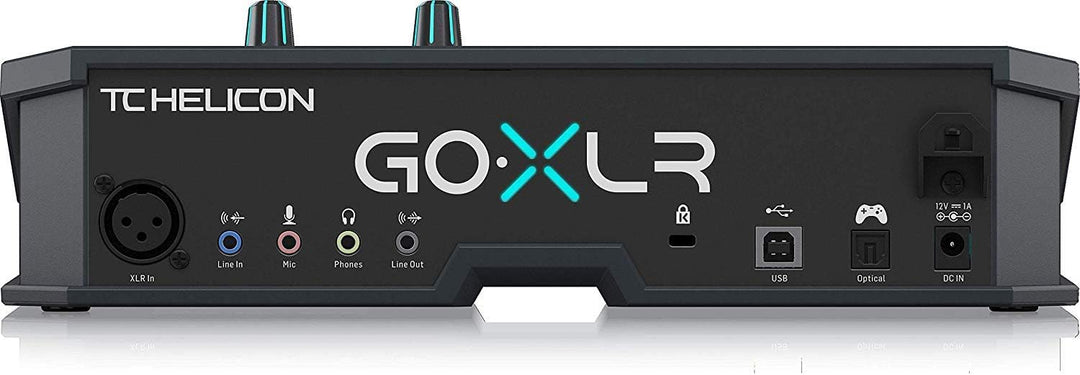TC Helicon GoXLR Revolutionäre Online-Broadcaster-Plattform mit 4-Kanal-Mischpult, motorisierten Fad