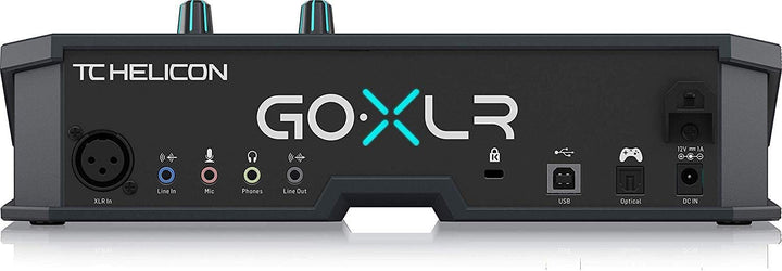 TC Helicon GoXLR Revolutionäre Online-Broadcaster-Plattform mit 4-Kanal-Mischpult, motorisierten Fad