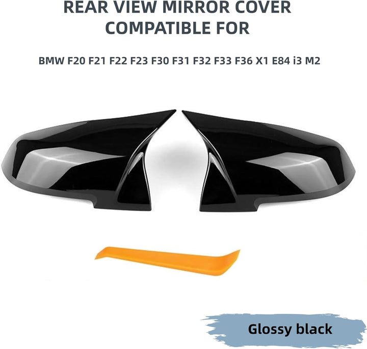 Ezweiji F30 Spiegelkappen,1 Paar Auto Spiegelkappen Rückspiegelgehäuse Kompatibel für F20 F21 F22 F2