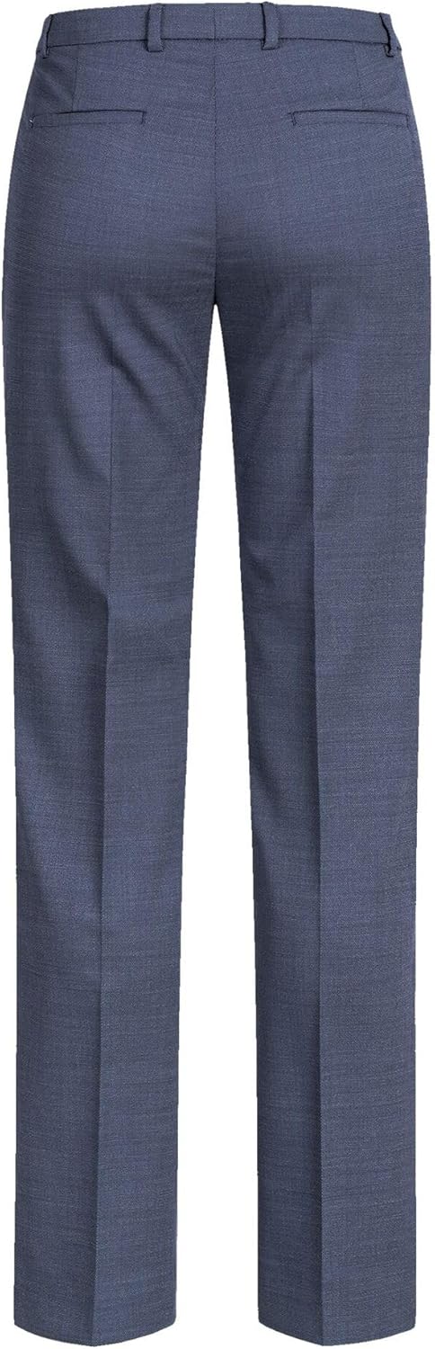 GREIFF Damen-Hose Regular Fit,modern with 37,5, Regular fit, 1356 34 Mittelblau Pinpoint, 34 Mittelb