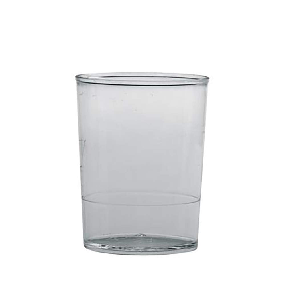Martellato rund klein Glas, 100 Stück, Plastik, durchsichtig, 100 ml