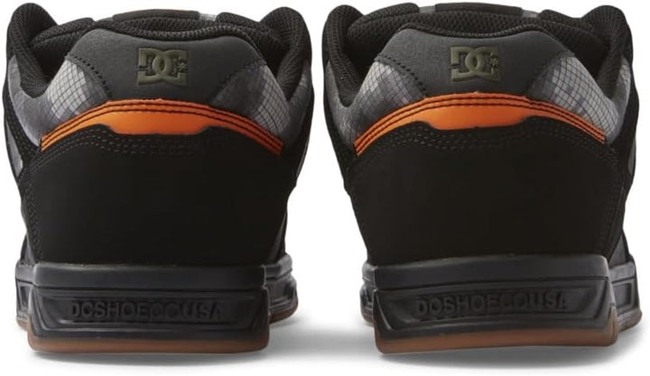 DC Shoes Herren Stag Sneaker 38 EU Black Orange, 38 EU Black Orange
