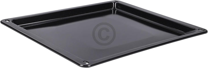Backblech kompatibel mit Zanussi 3531939233 emailliertes Bleck für Backofen Dampfgarer 422x370x23 mm