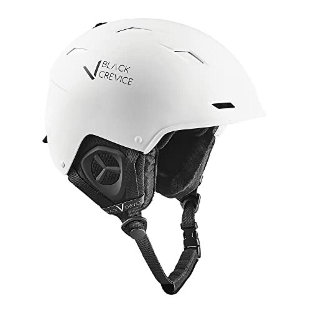 Black Crevice Skihelm GERLOS I Atmungsaktiver Skihelm Herren & Damen mit Lüftungsöffnungen I Hochwer