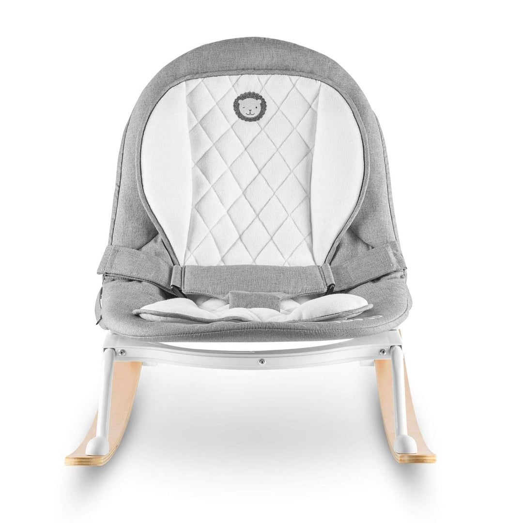 Lionelo Babywippe ROSA, Wippe für Neugeborene, Babyschaukel, Schaukel für Kleinkinder, 90° drehbar,