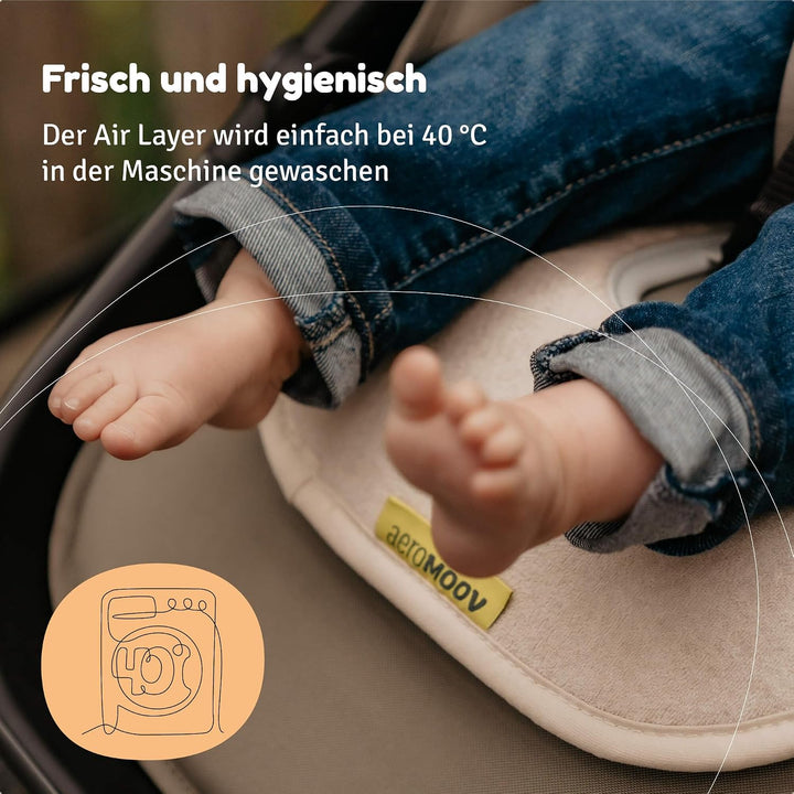 Aeromoov - Baby Sitzauflage Air Layer - Einlage Für Autositz oder Kinderwagen - Gruppe B - Antischwi