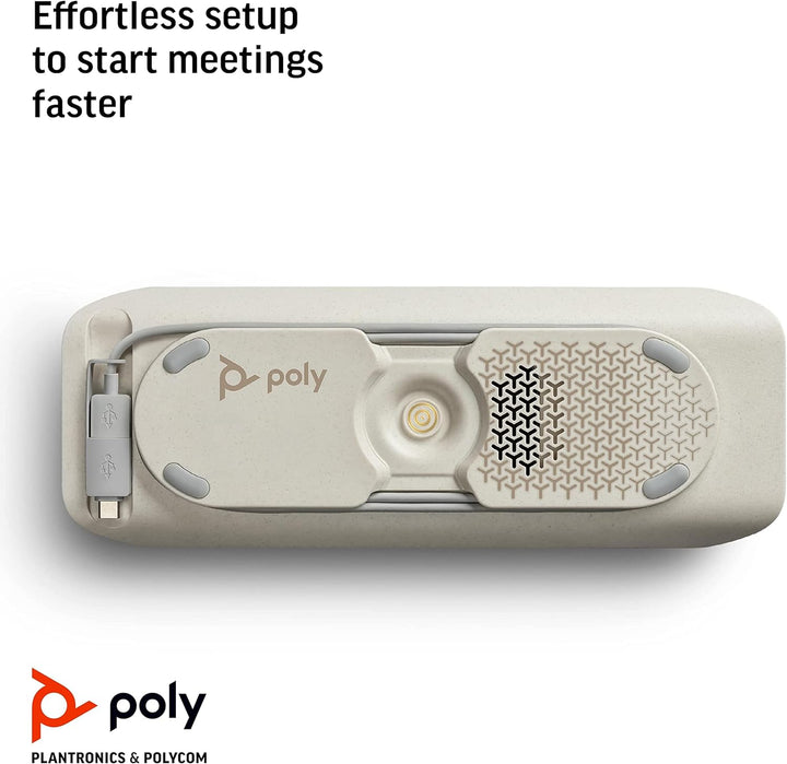 Poly - Sync 40 Konferenzlautsprecher (Plantronics) – für flexibles Arbeiten - Anschluss an PC/Mac mi