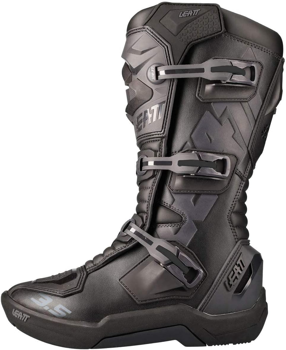 Leatt Motocross-Stiefel 3.5 Schwarz 44.5 EU Schwarz, 44.5 EU Schwarz