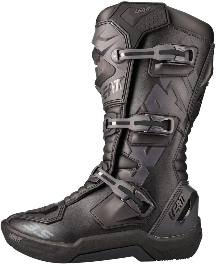 Leatt Motocross-Stiefel 3.5 Schwarz 44.5 EU Schwarz, 44.5 EU Schwarz