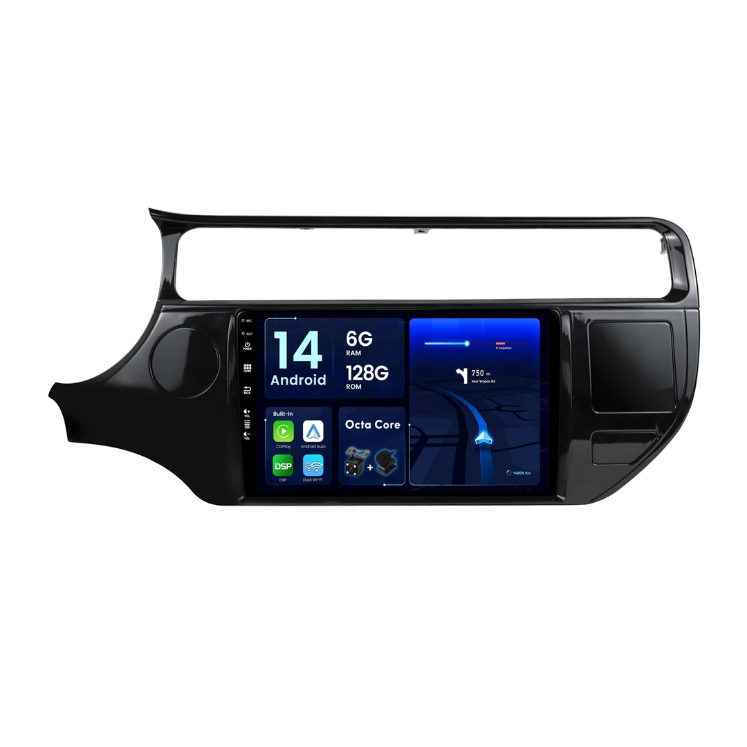 JOYX - [6G+128G] - Android 12 IPS Autoradio Passt für KIA Rio 4 K3 (2011-2017) - Kabellos CarPlay/An