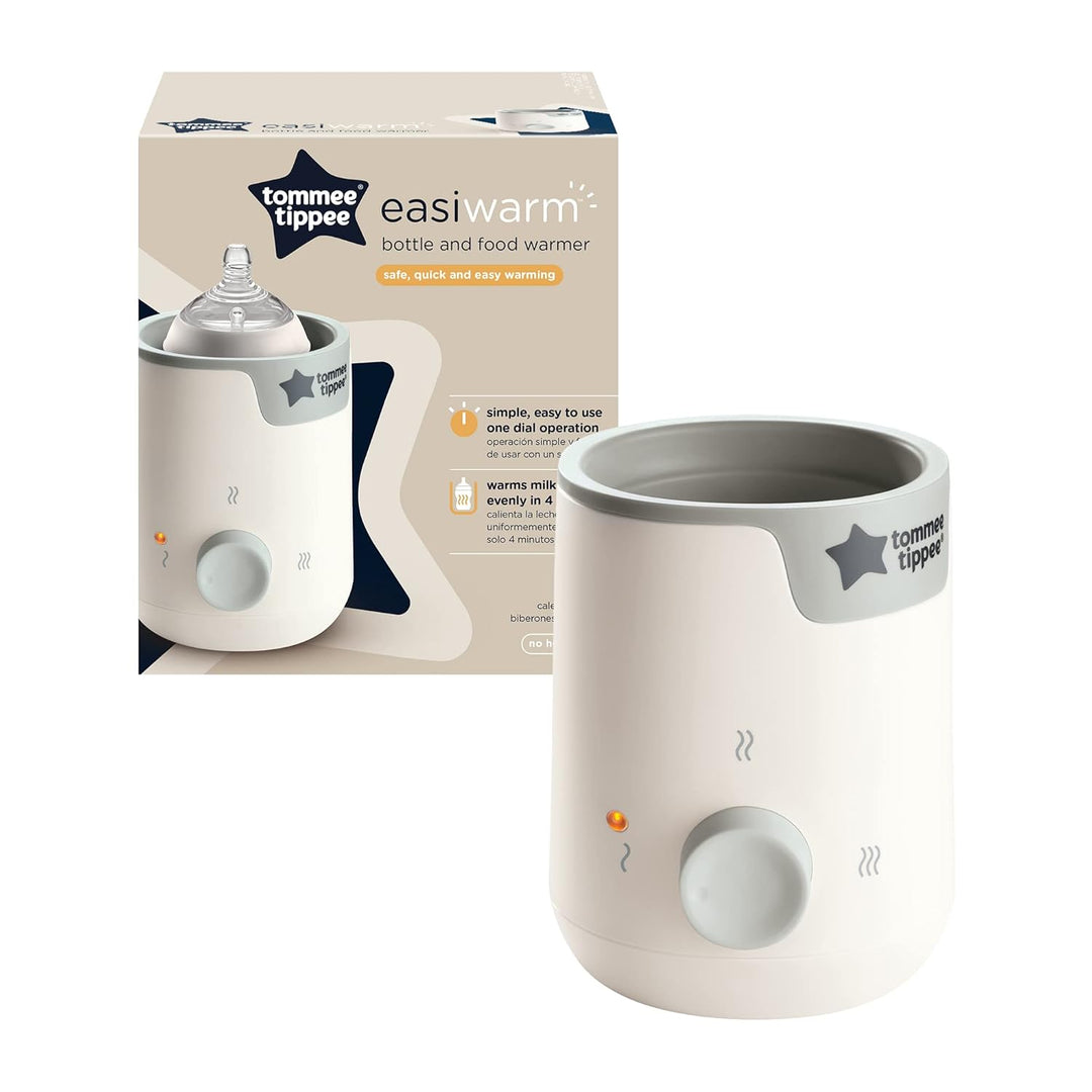 Tommee Tippee Easiwarm elektrischer Fläschchen- und Beutelwärmer, körperwarme Babynahrung in Minuten