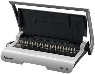 Fellowes Plastikbindegerät Star+ 150 für das Home Office, mit Dokumentmessfunktion, Bindeleistung 15