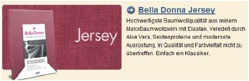 Bella Donna „Cher“, Jersey-Spannbettuch, baumwolle, cremefarben, 120cm x 200cm