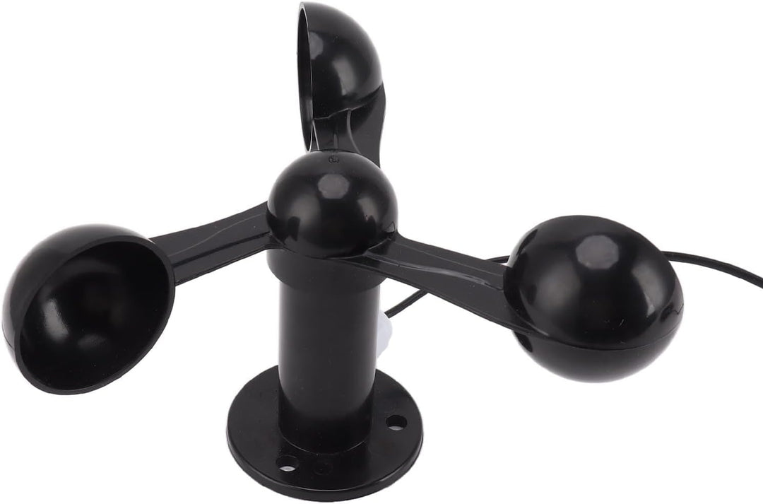 Jeanoko 3-Tassen-Windsensor, ABS-Material, Einfache Installation, 8 M Wasserdichtes Kabel, Störungsf
