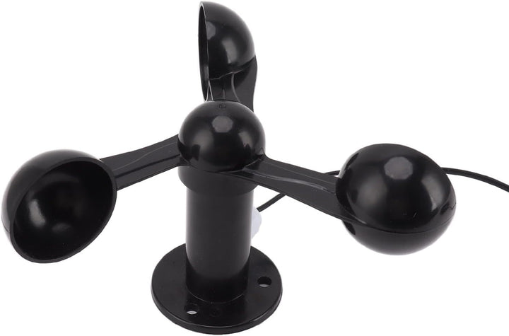Jeanoko 3-Tassen-Windsensor, ABS-Material, Einfache Installation, 8 M Wasserdichtes Kabel, Störungsf