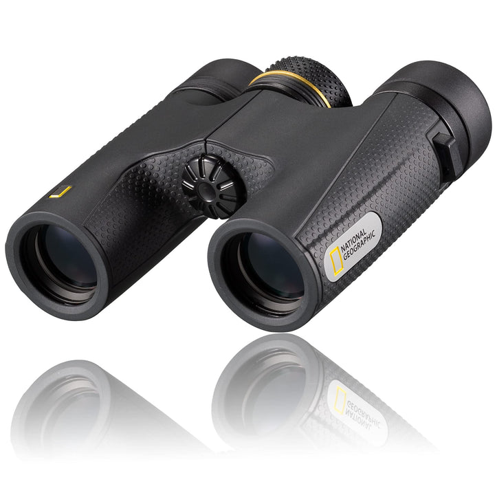 National Geographic 10x25 Taschenfernglas mit hochwertigen BaK-4-Prismen inklusive Tasche und Trageg