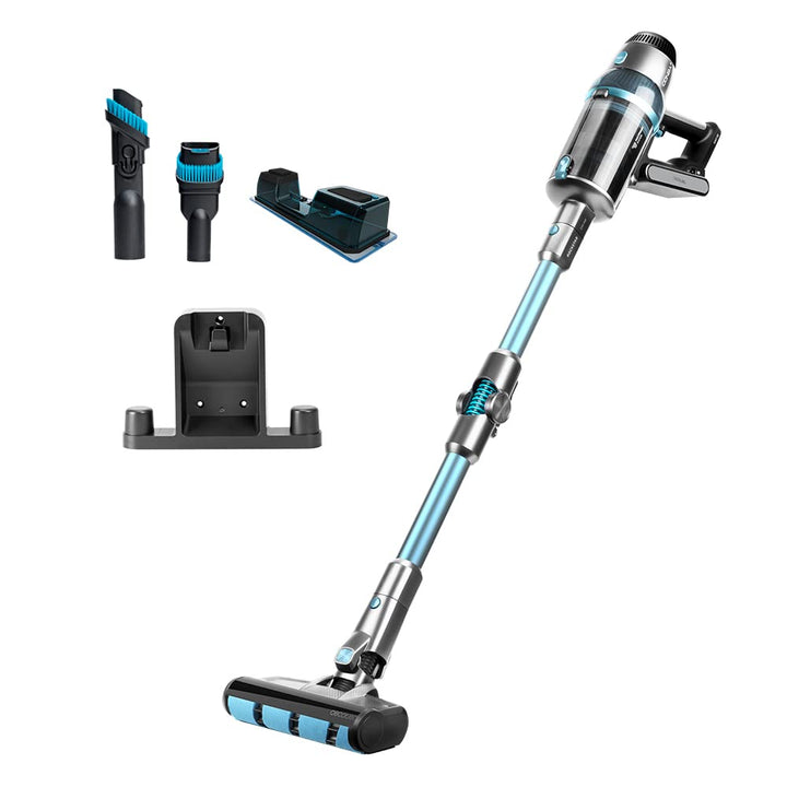 Cecotec Akku-Stabstaubsauger Digital Conga Rockstar 1700 Titanium ErgoWet, 4 in 1, Digitalmotor, Jal