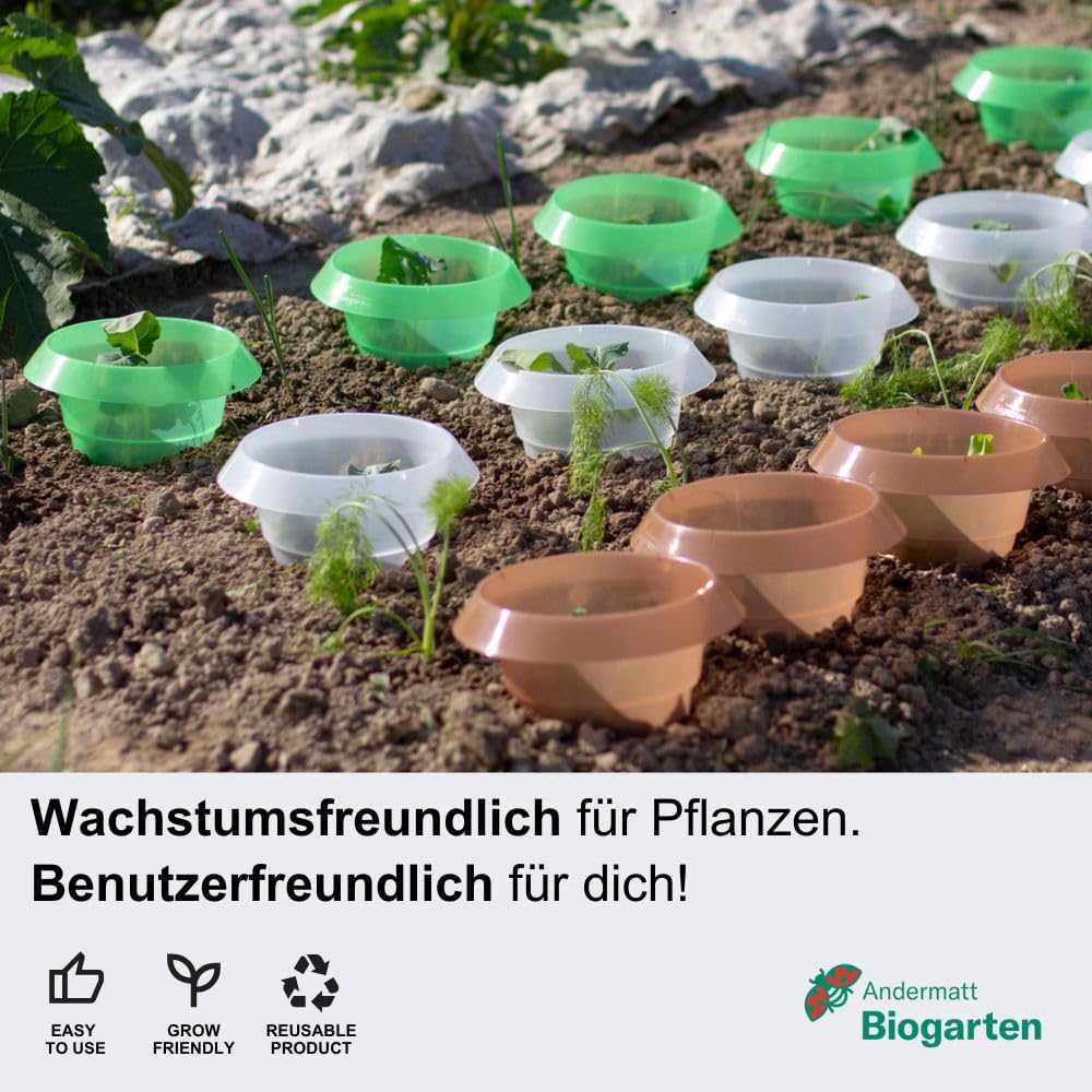 Andermatt Biogarten AG SchneckenStopp PP, braun, Set à 12 Stück