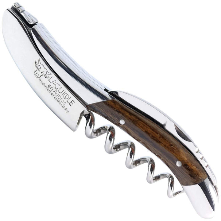 LAGUIOLE en Aubrac professionelles Sommelier Kellnermesser fossile Mooreiche