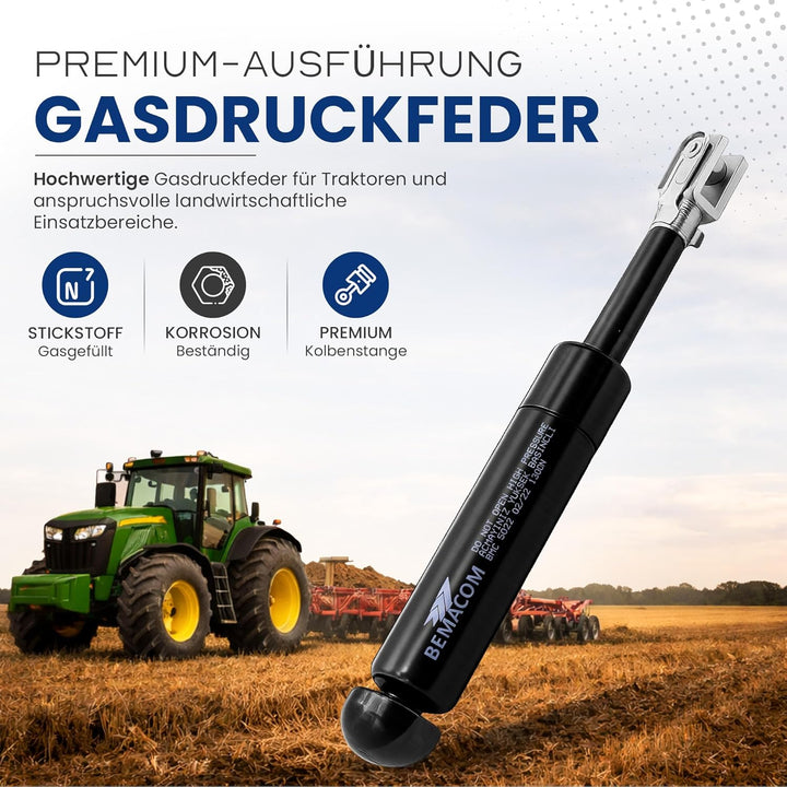 2x Gasdruckfeder für Fritzmeier Frontscheibe Verdeck Frontscheibe Verdeckplane M 701, 702, 703, 2015