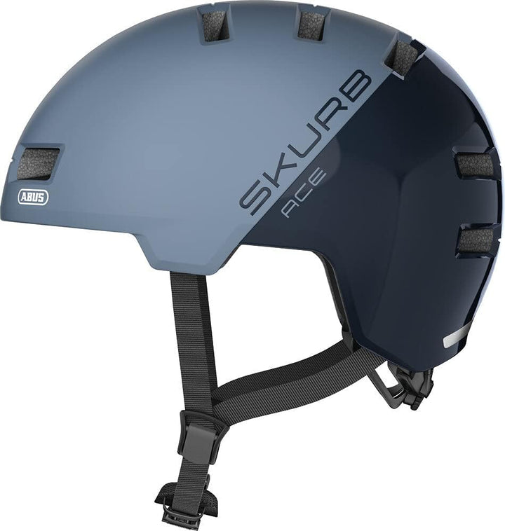 ABUS Stadthelm Skurb ACE - Stylischer Fahrradhelm im Alltag, beim Skaten, BMX-Fahren oder Longboarde