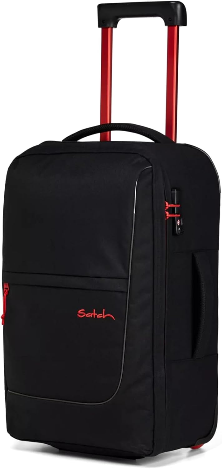 satch flow S Trolley Koffer Handgepäck 35 l 54x32x23 cm oder Koffer gross 55 l 65x37x29 cm, inkl. Wä