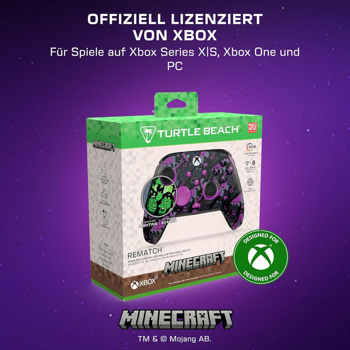 Turtle Beach Rematch kabelloser Controller: Minecraft, Minecraft