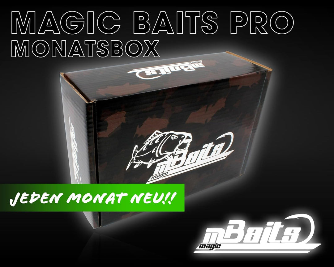 Magic Baits Pro MONATSBOX Karpfenbox Angelbox Promo Box Geschenk Angeln Angelzubehör (Juni), Juni