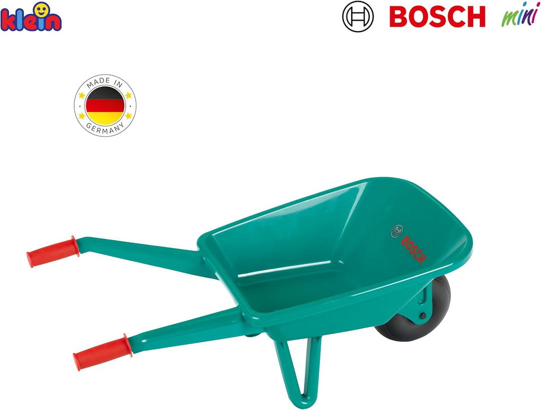 Theo Klein 2770 Bosch Garten Schubkarre I Stabile und hochwertige Kinder-Schubkarre I Masse: 70,5 cm